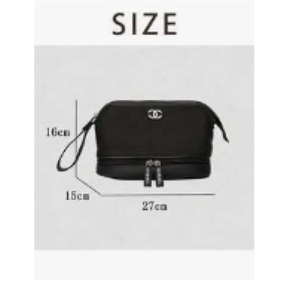 CHANEL Beaty Travel and Makeup Pouch with Logo - Picture 8 of 9